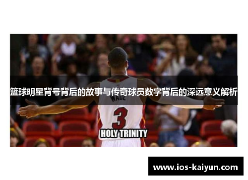 篮球明星背号背后的故事与传奇球员数字背后的深远意义解析